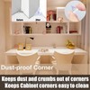 Stair Dust Corners, Inside Triangle Guard Decorative Anti-Dirty Corner Protector