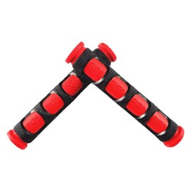 Plus Nao Brake Lever Covers for Motorcycles, Set of 2, 1 Pair Left and Right Pair Lever Grips, Universal Use, Anti-Slip, Rubber, Motorcycle, Tea, red