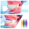 500 Pack Orthodontic Elastic Rubber Bands with Elastics Placers, 4.5