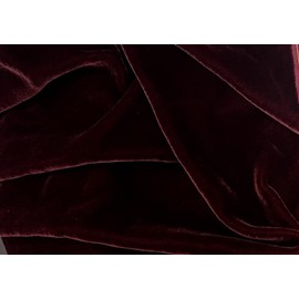 SyFabrics Silk Velvet Fabric 54 inches Wide Merlot