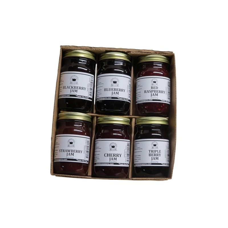 Our Berry Favorites Gift Box (6-4.5 oz jars in a