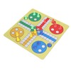 Ludo Chess Set Folding Roll Up Board Game Pad with