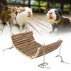 Hamster Wooden Swing Natural Large Space Climbing Playing Hamster Swing