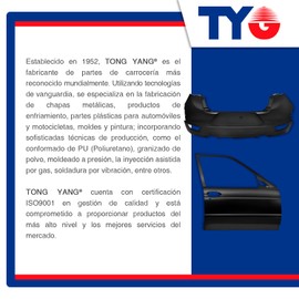TONG YANG Cuarto Reflejante Trasero Derecho Compatible con RENAULT OROCH de 2018 a 2021