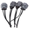 Hoypeyfiy 4pcs Ignition Coil Pack Wiring Harness Connector Replacement for
