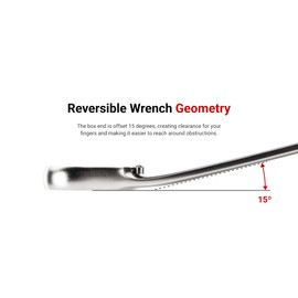 TEKTON 16 mm Reversible 12-Point Ratcheting Combination Wrench | WRC23416