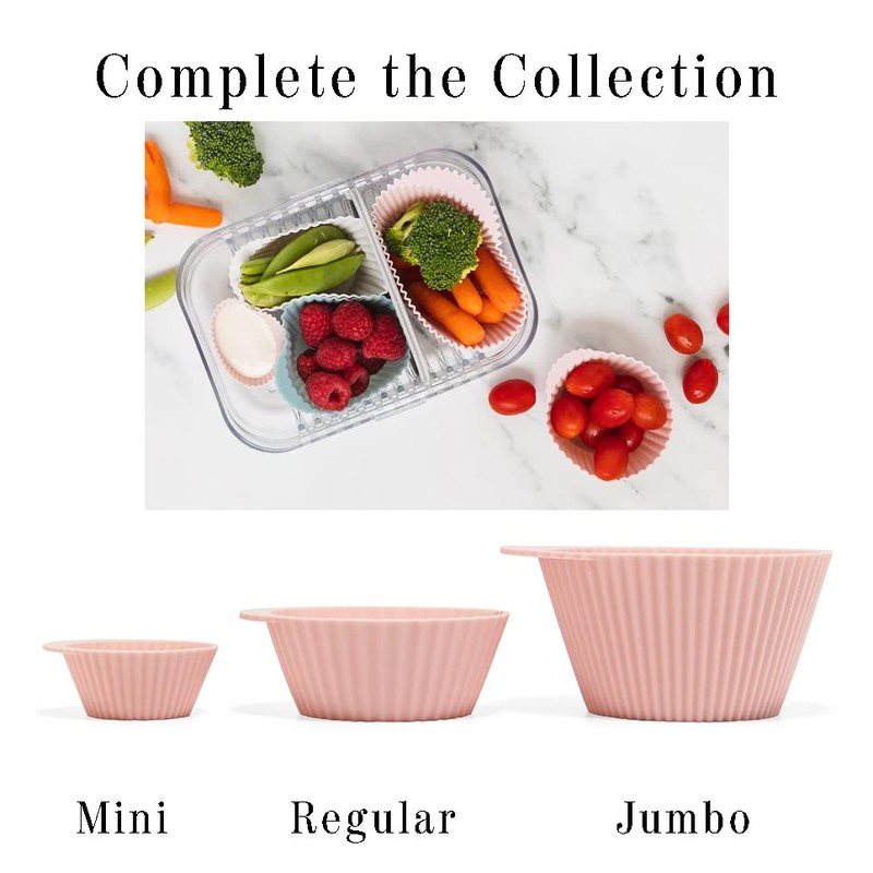 The Silicone Kitchen Reusable Silicone Baking Cup Silicone Muffin Liners