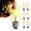 NUODIFAN T45 LED Edison Bulbs, 6 Pack, 40W Equivalent, 2700K