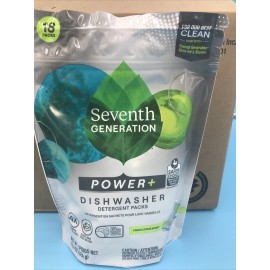 Seventh Generation 12 Seventh Generation Power Plus Dishwasher Detergent, Fresh Citrus, 18 Count