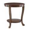 Powell Hazelnut Modern Classic Sabine Side Table