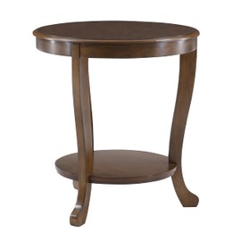 Powell Hazelnut Modern Classic Sabine Side Table