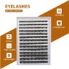Individual Lashes, 280 Pcs Cluster Lashes D Curl Eyelash Extensions