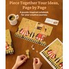 PieceRelax A5 Puzzle Journal 329 Plastic Pieces for Adults -