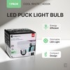 Xtricity LED Puck Light Bulb, E26 Bulb Base, Dimmable, Flat