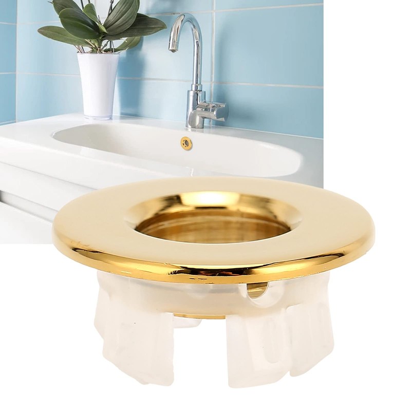 Hyuduo Tub Overflow Cover Trim Ring, Sanitary Bathroom Ceramic Sink