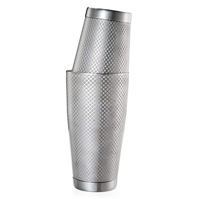Barfly Diamond Lattice Shaker Set, Stainless Steel