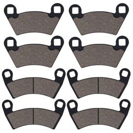Cyleto Front and Rear Brake Pads For Polaris Ranger 570 800 500 700 900 XP Compatible With Polaris RZR 900 XP Ranger Crew 500 RZR 4 800 RZR 900 XP