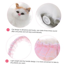 SHOWERORO 1 Set Cute Cat Design Lace Basket for Storage Handheld Flower Basket for Home Decor Lightweight and Sturdy Design