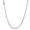 U7 Stylish Cuban Steel Chain Necklace for Men Boy 3mm