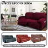 ULTICOR Extra Wide 75" - 100", Reclining 2 Seater Sofa,