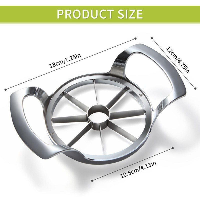 LIIGEMI Apple Slicer, 8-Slice Apple Slicer and Corer,Sharp and Sturdy,Easy