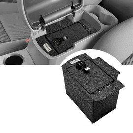 Center Console Safe Security Interior Storage Box Compatible with 2005-2015 Toyota Tacoma,Four Digit Code Lock (2005-2015)
