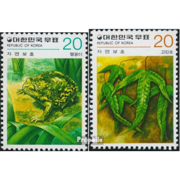 Prophila Collection Süd-Korea 1178-1179 (kompl.Ausg.) postfrisch ** MNH 1979 Naturschutz