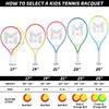 INSUM 17 inch Kids Tennis Racket for Aged 2~3 Starter,