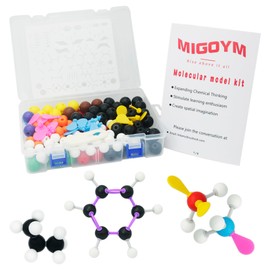 MIGOYM Molecular Model Kit (501 PCS) Explore The Fascinating World of Chemistry - Perfect for Teachers and Students Organic and Inorganic Chemistry Learning
