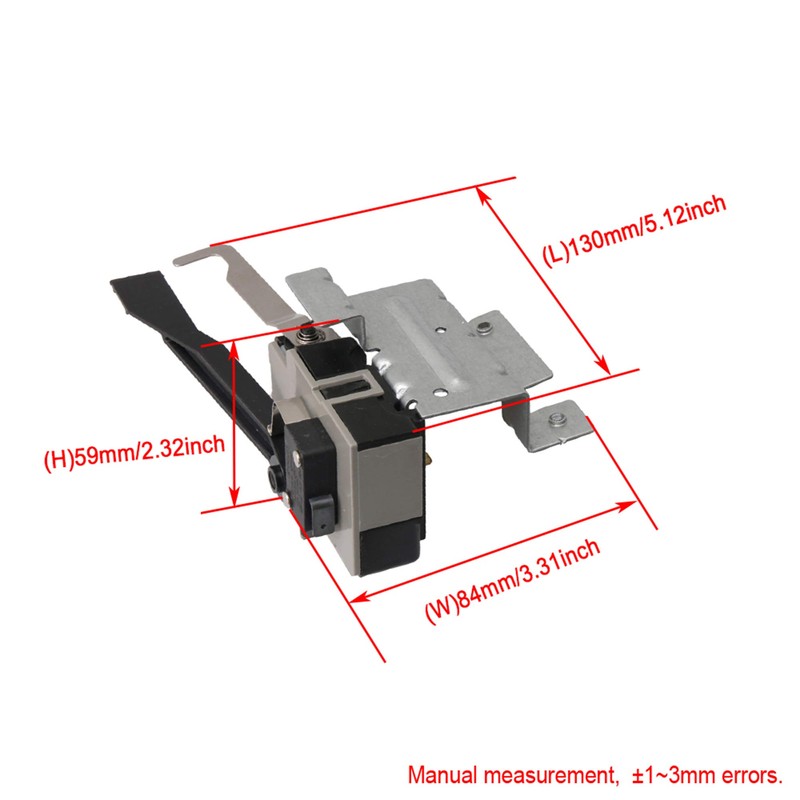 BQLZR Silver Replacement Switch Door Lock Assembly for Washing Machine