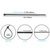 200 Pack Bulk KOOWIN Small 4 inch Nylon Plastic Cable