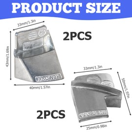 WIYETY 2 piece assembly tools: belt removal/installation disassembly tool assembly disassembly stretch V-ribbed belt car metallic set drive belt installation tool
