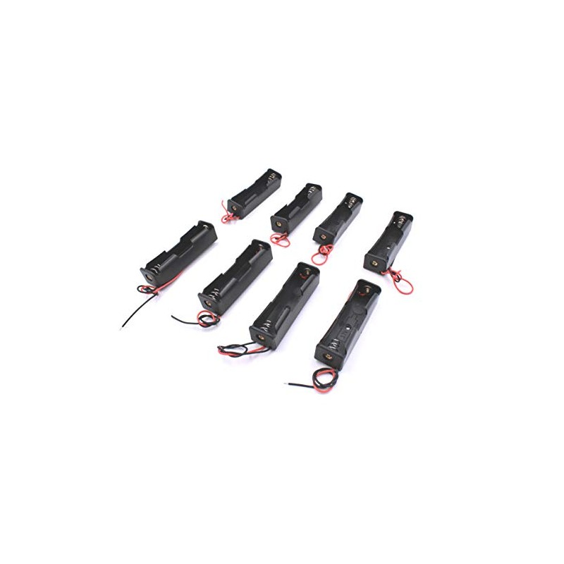 Art&Beauty Pack of 8 Wire Lead Battery Storage Box Case