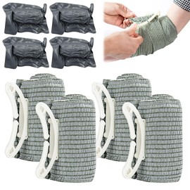 4" Israeli Bandage, 4 Stück Blutstillende Tourniquets, Emergency Bandage, Taktische Tourniquets, Blutstillende Tourniquets, Elastische Verband für Outdoor-Sport, Camping, Wandern, Klettern