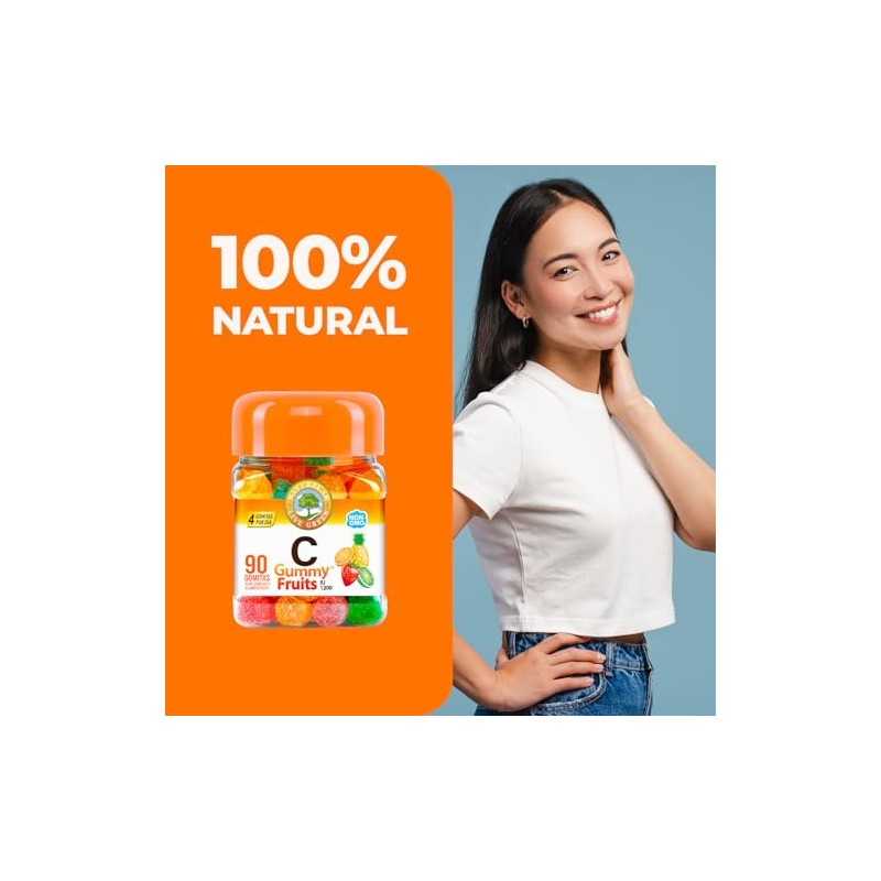 Naturelab Vitamina C Gummy Fruits Adultos 90 Gomitas Sabor Frutal