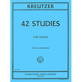 42 Studies for Violin by Rodolphe Kreutzer