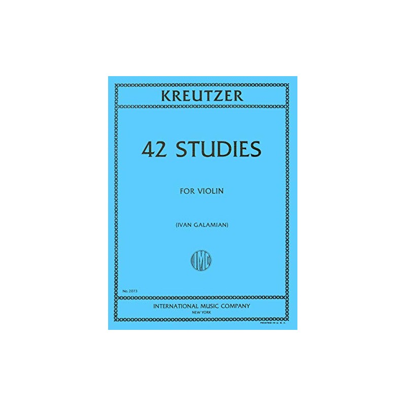 42 Studies for Violin by Rodolphe Kreutzer