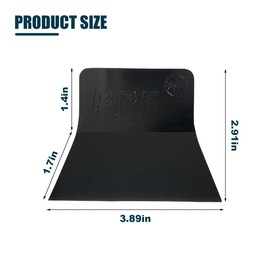 PPF Squeegee Vinyl Wrap Tool, Mini Squeegee Window Tint Tool, Car Window Scraper, 90A Hardness Rubber Scraper, for Car Paint Protection Film Installation (Black, 1PC)