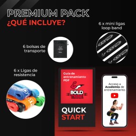 Unlimited Pack 6 Ligas Bandas Resistencia Crossfit Pull Ups Con 13 Bonos Video Tutoriales Ejercicio Piernas Calistenia