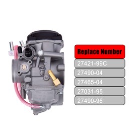 BenTsD Compatible with Carburettor Compatible with Harley Davidson Dyna Electra Glide Fatboy Softail Sportster XLH1200 Sportster 883 XL883, with Choke Cable