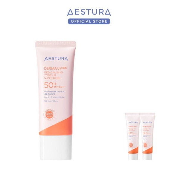 Derma UV365 Red Calming Tone-Up Sunscreen 40ml / 더마UV365 레드진정