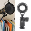 Ausla Microphone Stand Holder Desktop, Universal Microphone Clip for 22
