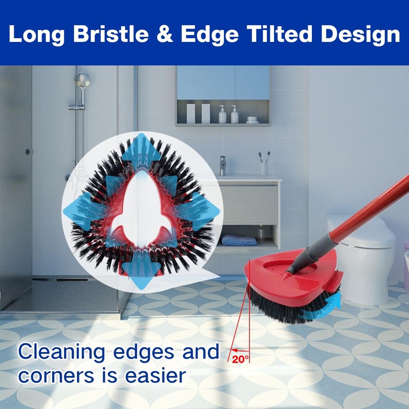Scrubber for Vileda Turbo EasyWring Floor Mop Scrubbing Brush Cleaning
