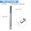 sourcing map 6pcs Straight Flute Thread Tap, M8 x 1