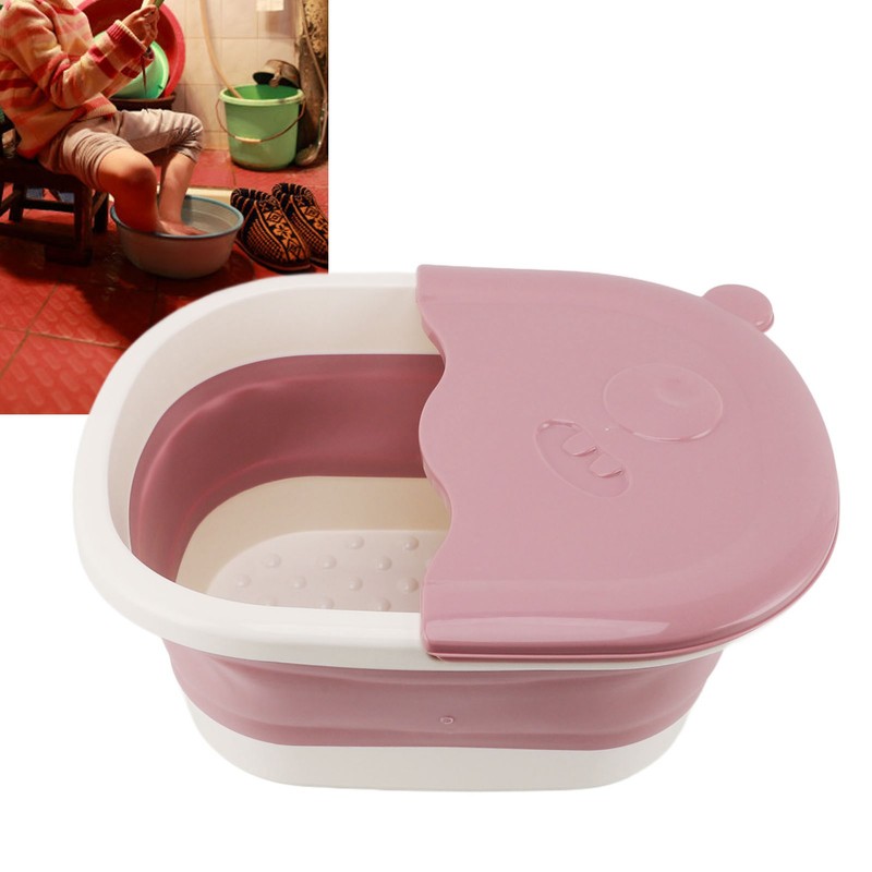 Collapsible Foot Bath Basin for Kids Foot Soak Tub with