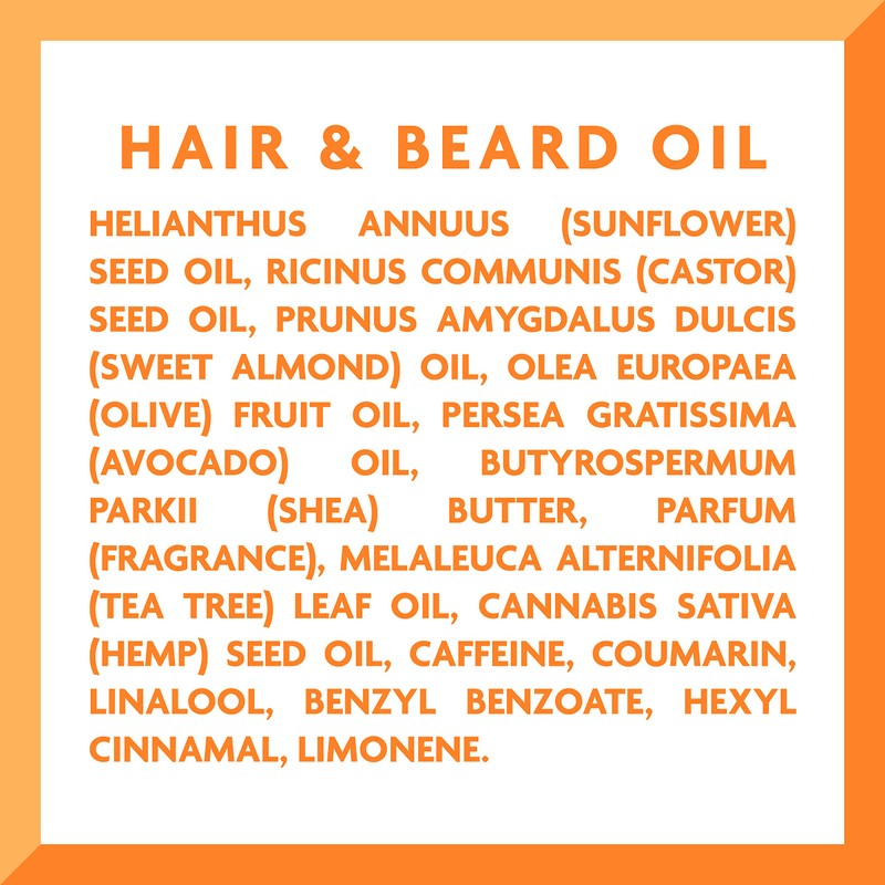 Cantu for Men Hair & Beard Oil, 3.4 fl oz