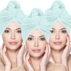 Glamza Microfibre Hair Towel Wrap Super Absorbing Twist Turban Hair