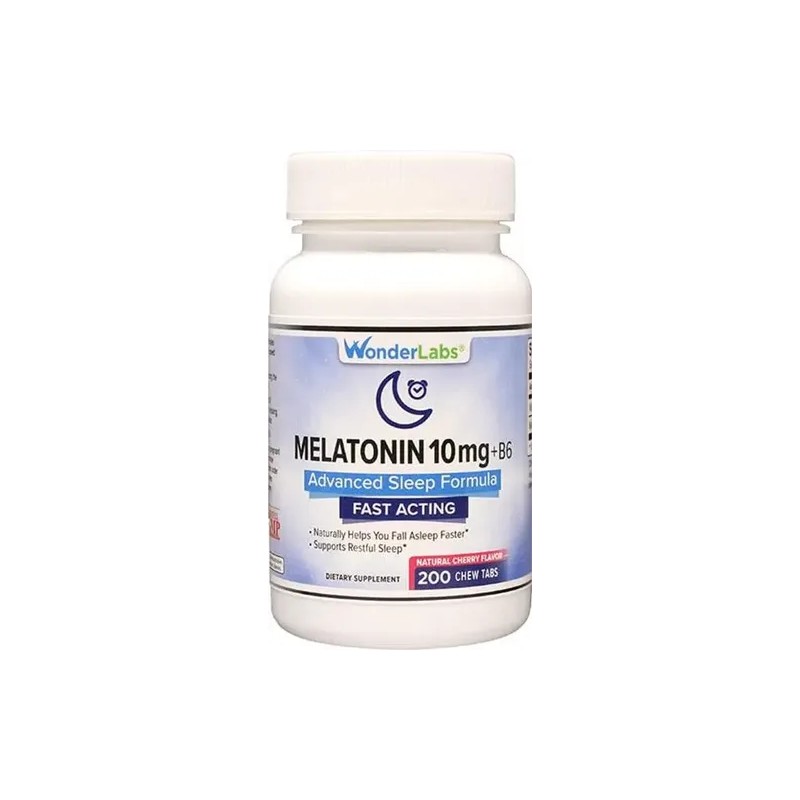 Wonder Laboratories Melatonina Masticable 10mg 200ct