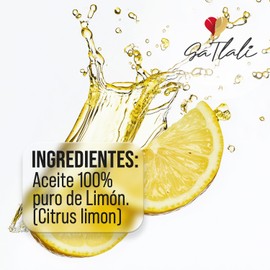 Ga Tlali Aceite Esencial de Limón 10 ml | Hecho a Mano en Oaxaca | Aroma Cítrico Refrescante para Aromaterapia o Cuidado Personal | Natural, Vegano y Libre de Parabenos