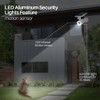 Solar Motion Lights for Outside Aluminum case(Not plastic), Solar Flood